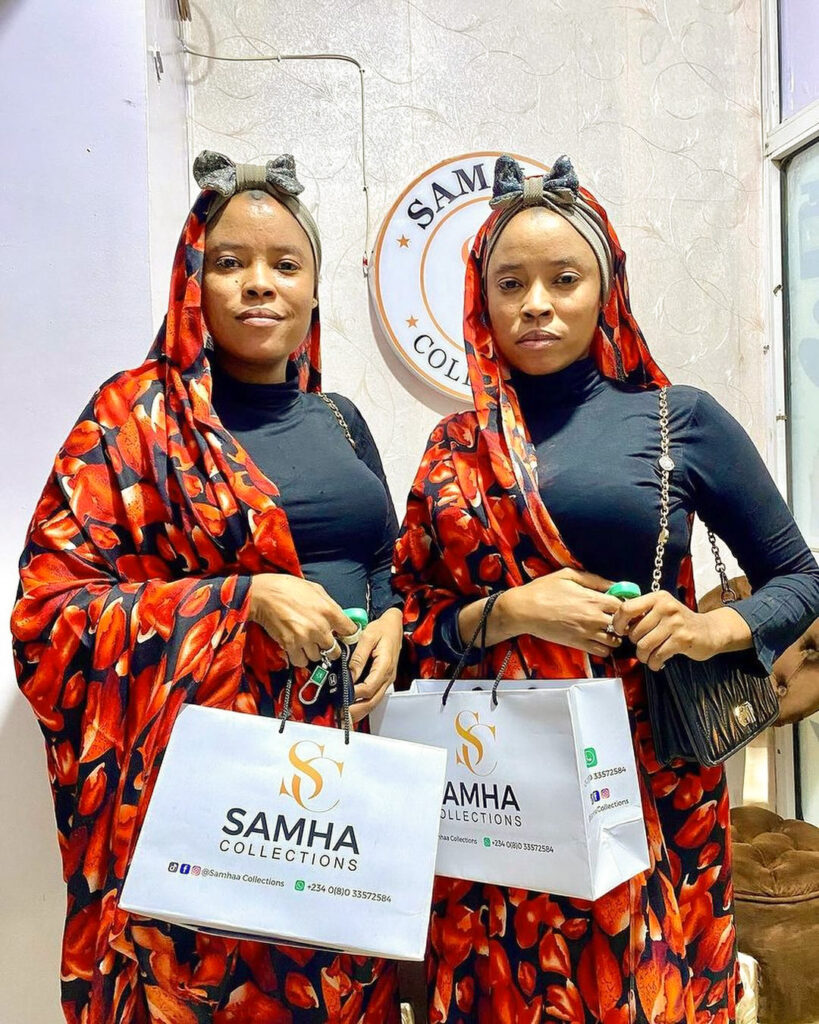 Hassana and Hussaina Musa Abdullahi are reserved in their Arewa cultural ways yet they maintain a balance putting themselves out there on a movie set.