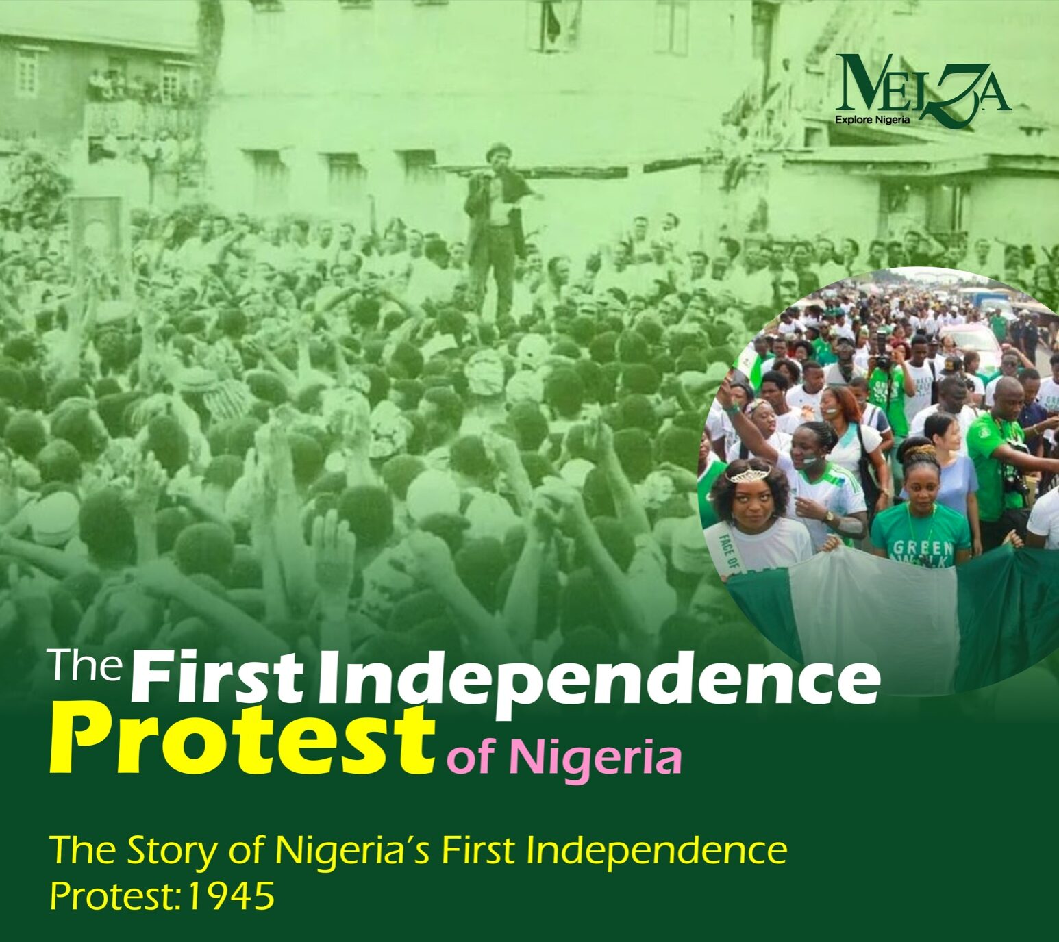 Nigeria's independence protest lasted for about three months and was wrapped around dissatisfaction with working conditions which British colonists initially tried to dismiss.