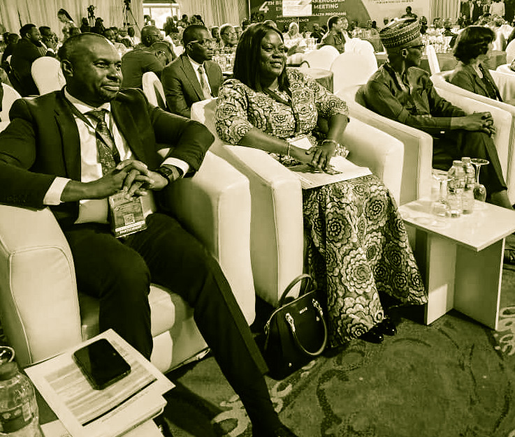 The National Agency for the Control of AIDS (NACA) is headed by Director-General, Dr Temitope Ilori sitting second from left at a CDC-Nigeria biannual meeting.