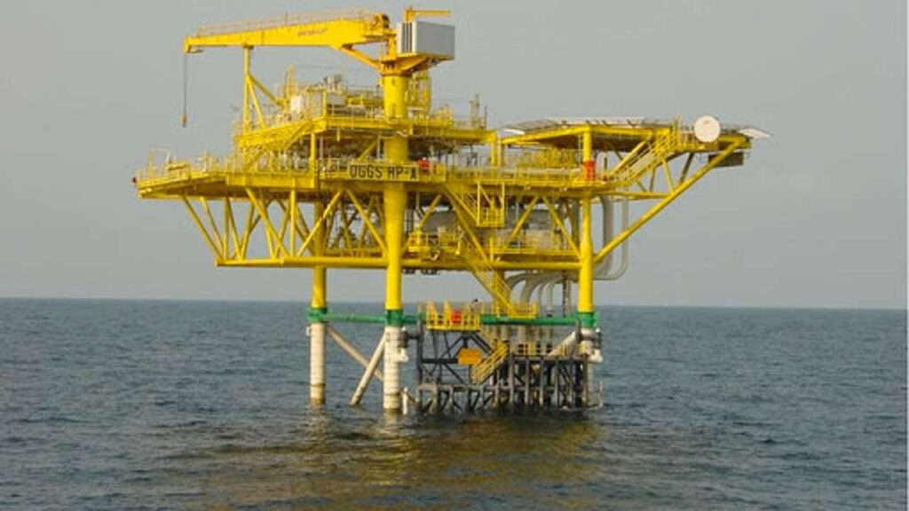 A photo of an oil rig. Credit: The Guardian Nigeria