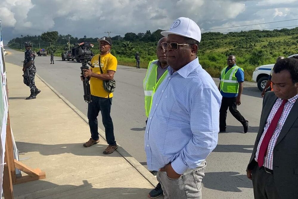 The Honourable Minister of Works, David Umahi, wants roads constructed and supervised by his department to be made of concrete to ensure that they last a long time.