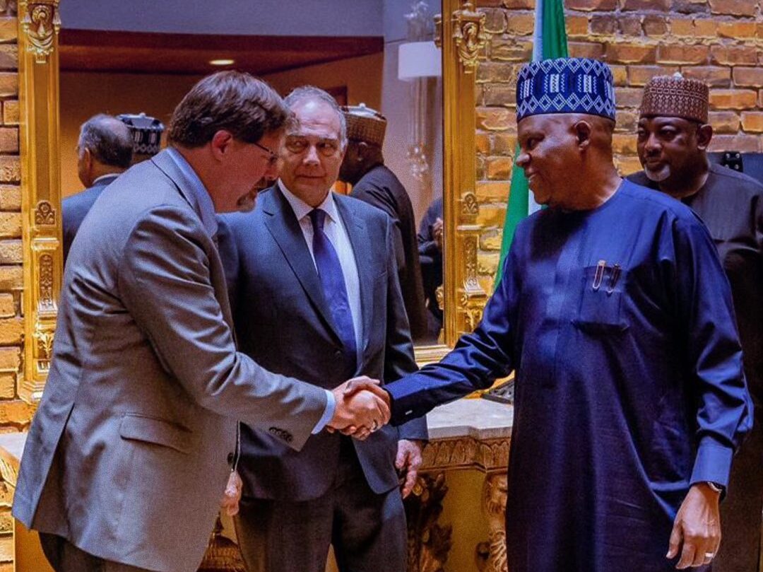 Vice President Kashim Shettima opened up to a United States representative concerning Nigeria's need to boost food productivity.